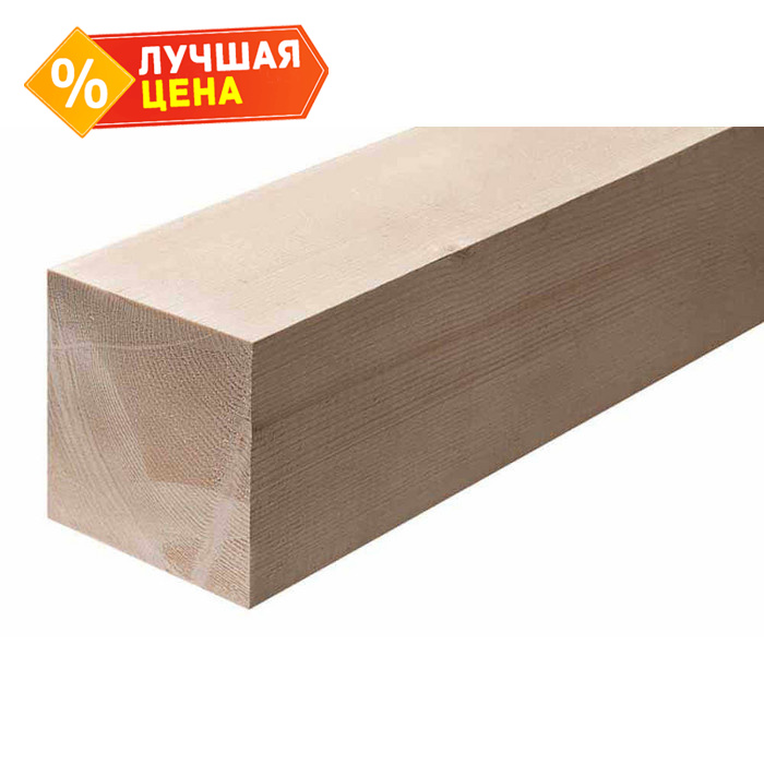 Брус сухой строганный 100х150х6000 сорт АВ